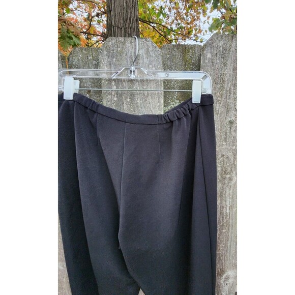 Chico's Design Chicos 3 US Size XL Black Slimming Ponte Knit Stretch Pants USA - Picture 7 of 7